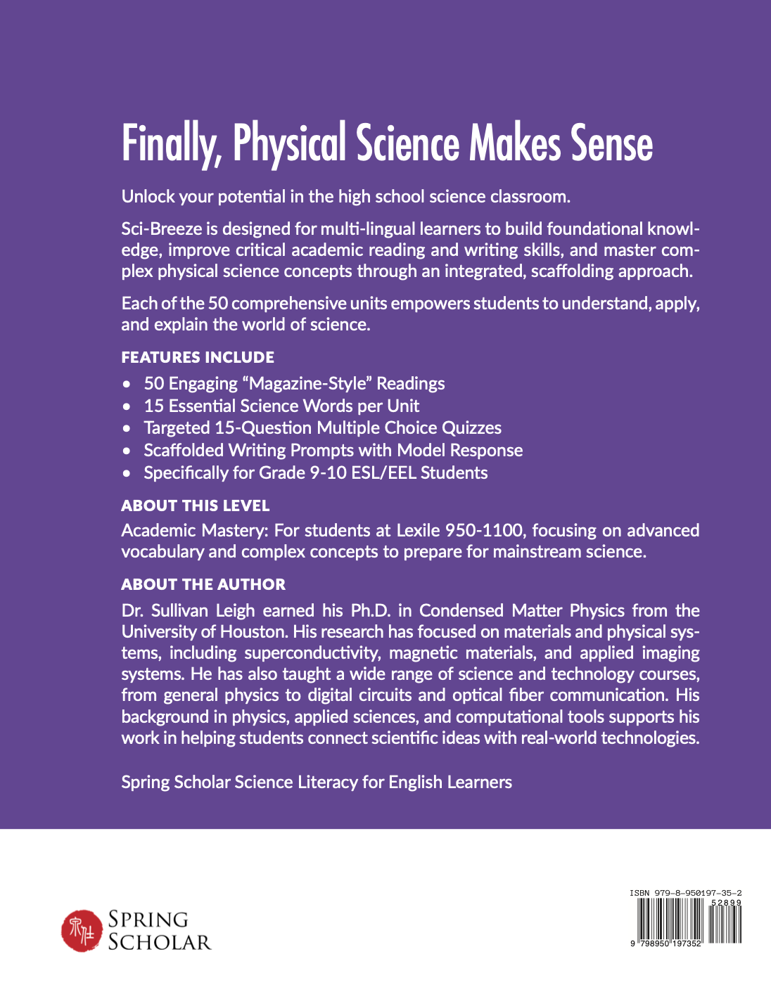 SCI-BREEZE: Earth & Physical Science (Academic Mastery, Teacher Edition)